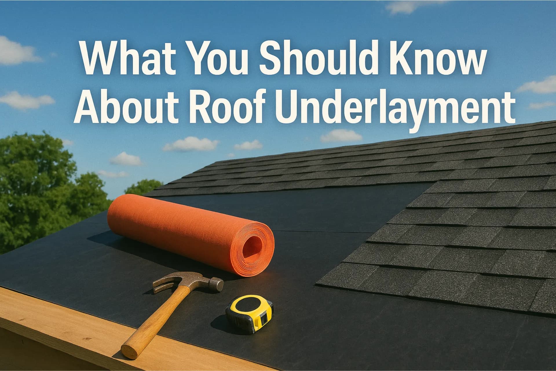 What You Should Know About Roof Underlayment